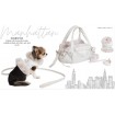 MonBonBon - Manhattan harnas leash white